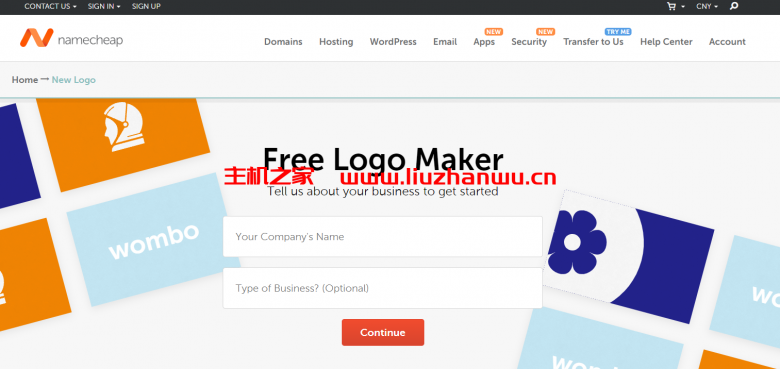 NameCheap:免费在线Logo制作工具-吾爱主机测评