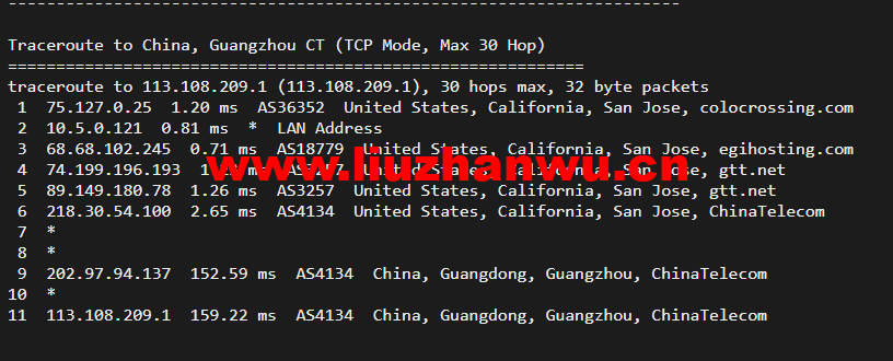 RackNerd:圣何塞VPS,1核/1G内存/12G硬盘/1TB流量/1Gbps带宽,年付$11.88起,简单测评 109 1649231477 广州电信