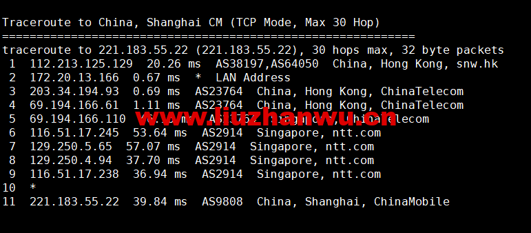 蓝米云:香港CN2 GIA云服务器,简单测评 71 1655390313 上海移动