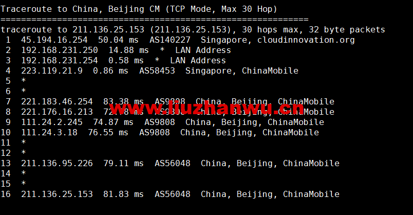 华纳云:新加坡高防服务器,E5-2660/16G内存/500G SSD/不限流量/10Mbps带宽,¥1600/月,附简单测评 73 1655428565 北京移动