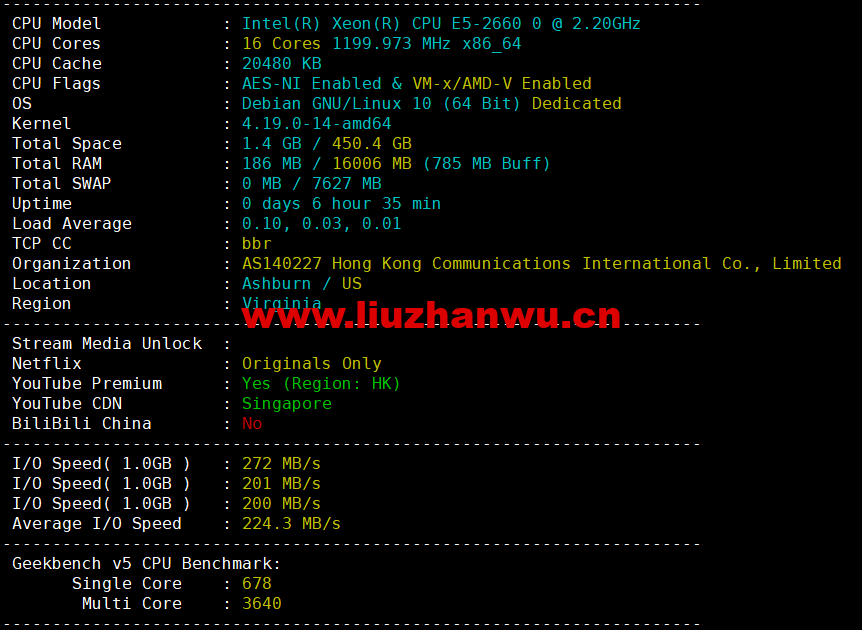 华纳云:新加坡高防服务器,E5-2660/16G内存/500G SSD/不限流量/10Mbps带宽,¥1600/月,附简单测评 52 1655428617 配置信息