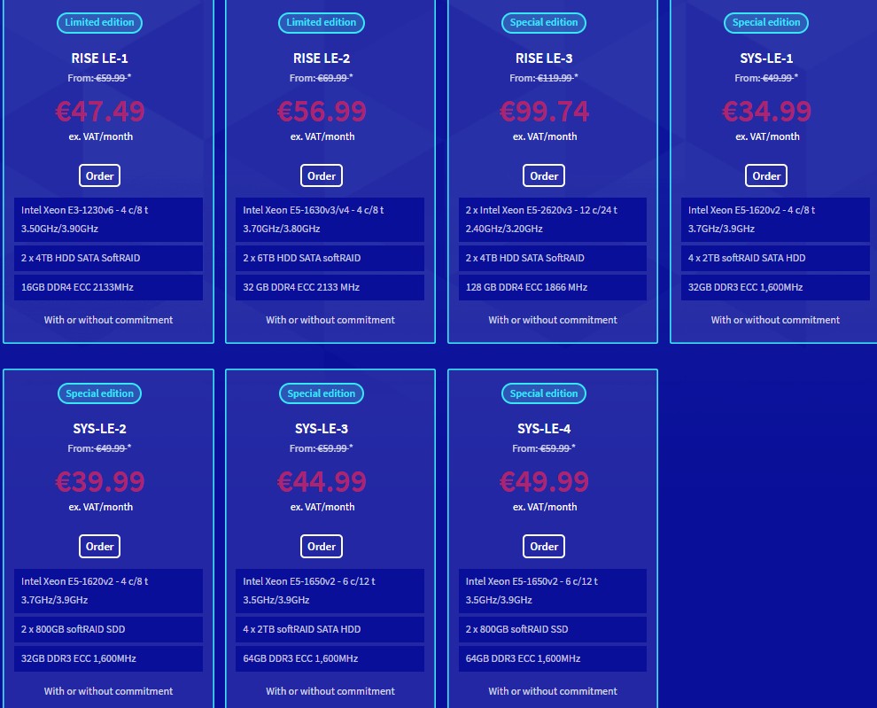 SoyouStart/OVH:夏季优惠,€34.99/月/E5-1620v2/32GB内存/5TB硬盘/不限流量/500Mbps带宽/加拿大/法国 6 20200708 5f0511c68dcdc