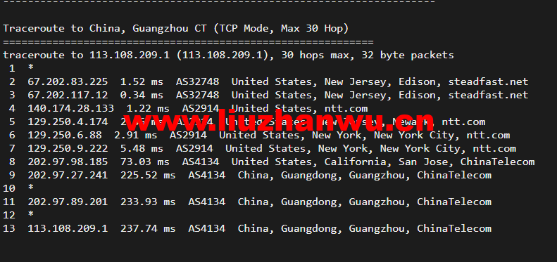 搬瓦工:美国新泽西机房 New Jersey(USNJ)普通线路,简单测评 63 1649331457 广州电信