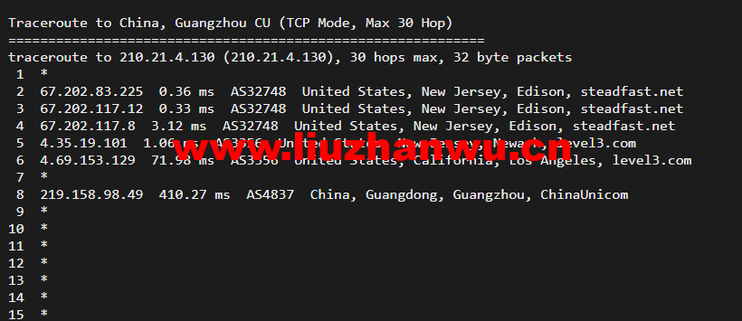搬瓦工:美国新泽西机房 New Jersey(USNJ)普通线路,简单测评 66 1649331461 广州联通