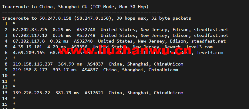 搬瓦工:美国新泽西机房 New Jersey(USNJ)普通线路,简单测评 65 1649331501 上海联通