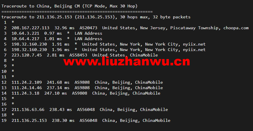 搬瓦工:纽约机房 USNY_2 普通路线,简单测评 67 1649336578 北京移动
