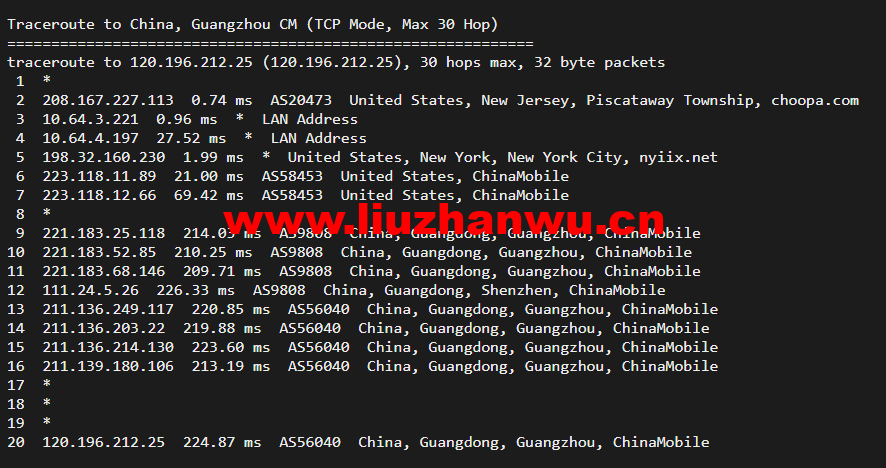搬瓦工:纽约机房 USNY_2 普通路线,简单测评 69 1649336602 广州移动