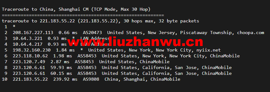 搬瓦工:纽约机房 USNY_2 普通路线,简单测评 68 1649336642 上海移动