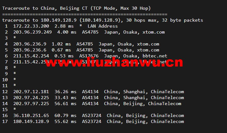 搬瓦工:日本大阪软银机房 Japan Equinix Osaka Softbank OS1 IDC(JPOS_1),简单测评 61 1649338443 北京电信