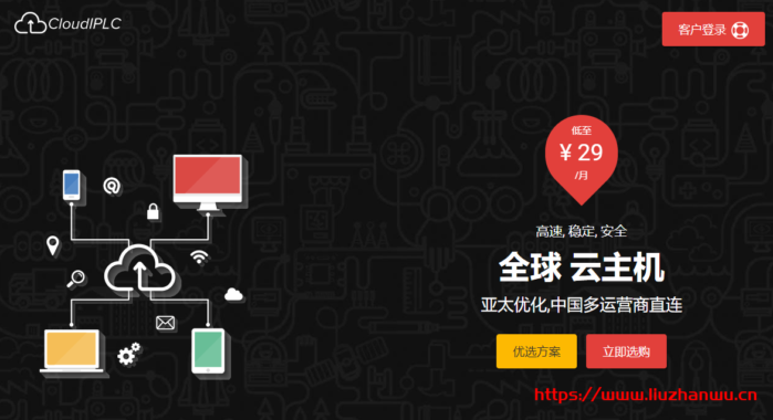 CloudIPLC：泉州CN2 VDS特价，1H/1G/20G-HDD/4TB@100M，年付5399元-吾爱主机测评