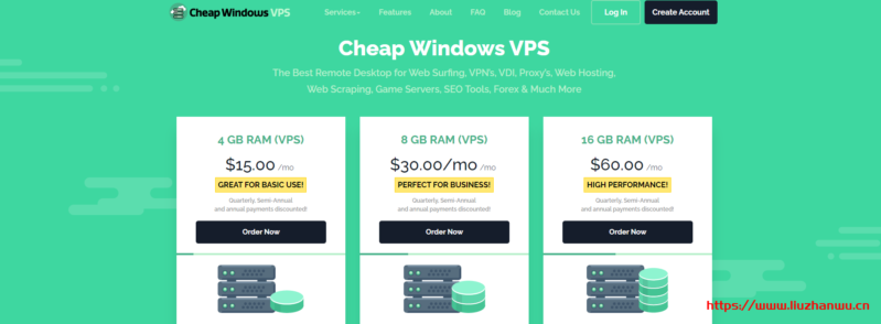 CheapWindowsVPS:$9/月KVM-4GB内存,50G SSD硬盘,1Gbps不限流量,9个机房-吾爱主机测评