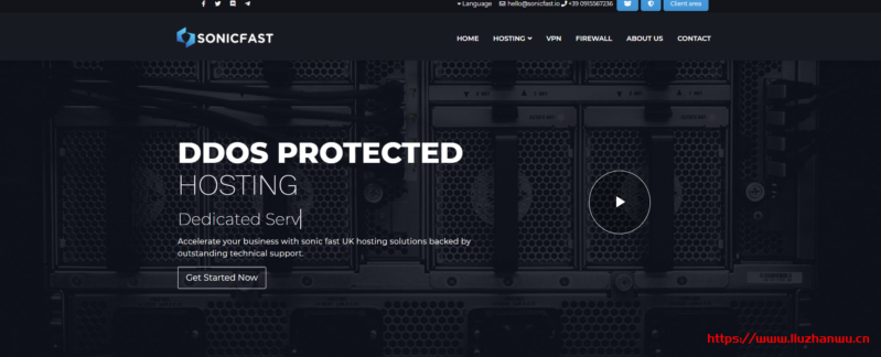SonicFast:€4.99/月/2GB内存/20GB NVMe空间/不限流量/1Gbps端口/DDOS/KVM/英国Zare-吾爱主机测评