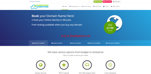 inceptionhosting:英国VPS,首月9折,1核/2G/10gNVMe/1.5T流量,$1.9/月,可选荷兰/美国/英国/德国-吾爱主机测评