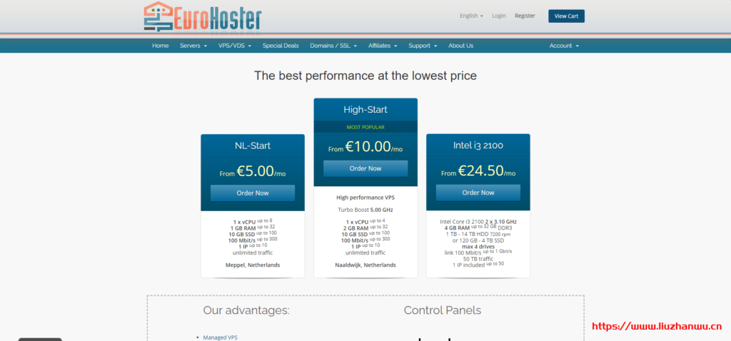 EuroHoster：E-2146G/32G/2*480G SSD/50T流量/1Gbps/8IP/西班牙马德里/月付$148-吾爱主机测评