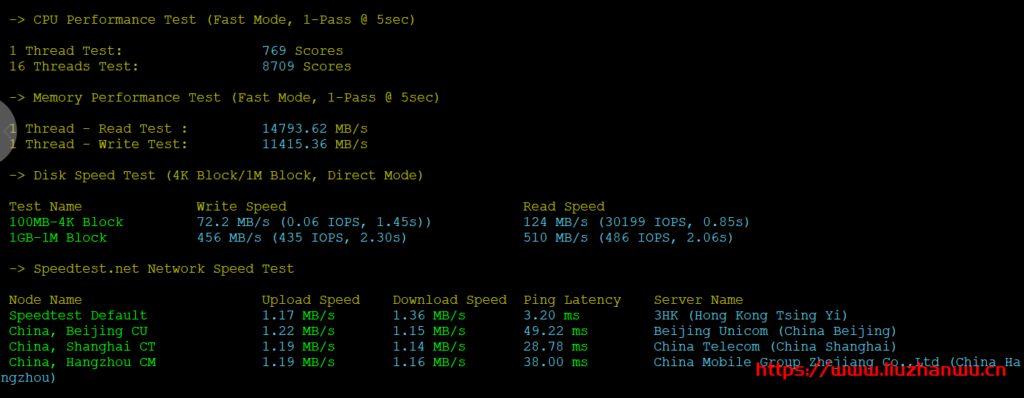 数脉科技:年底促销E5-2650独服333元/月起,10M带宽16G内存3IP,测评 11 shuhost2