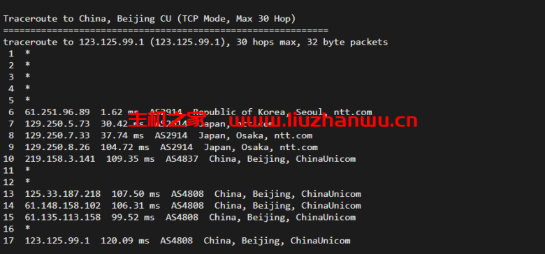 vultr:韩国vps测评分享 55 北京联通
