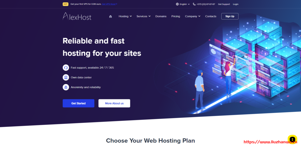 AlexHost:摩尔多瓦不限流量VPS年付11.88欧元起-吾爱主机测评