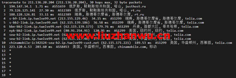 justhost.ru:俄罗斯kazan(喀山)机房,简单测评 66 广州移动