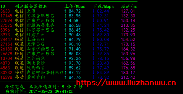 六六云:洛杉矶三网双程CN2 GIA简单测评 16 1621734446 QQ截图20210523094638