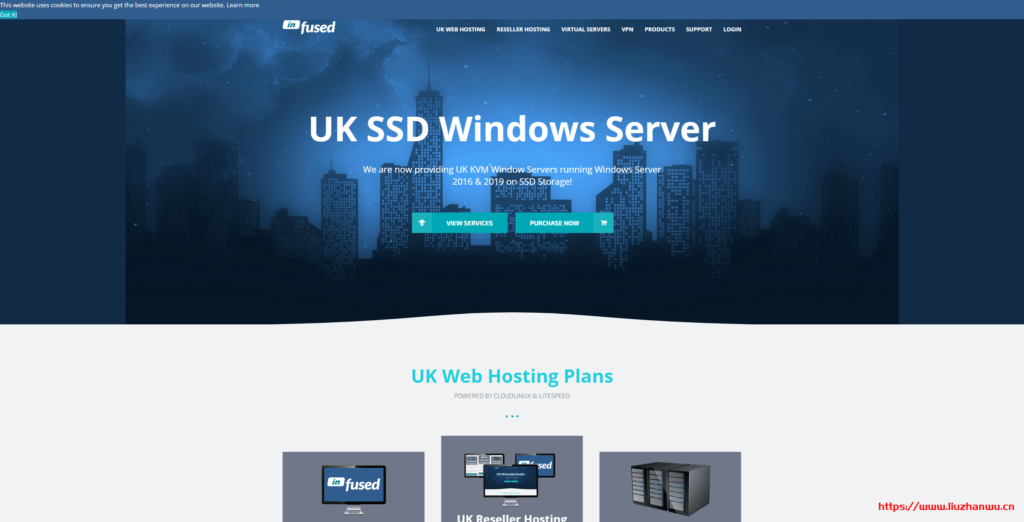 InfusedHosting英国VPS:KVM虚拟化1核1G内存10GB SSD硬盘1Gbps带宽1TB月流量2.49英镑/月-吾爱主机测评