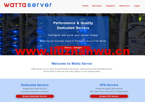 WattaServer:美国vps,1核/1GB内存/10GB SSD硬盘/1TB流量/1Gbps端口,$24/年,可选西雅图/芝加哥/达拉斯机房-吾爱主机测评