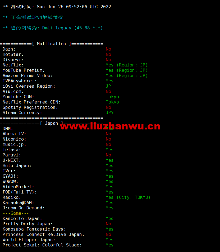 DMIT:日本CN2 GIA VPS,Premium系列,月付$19.9,原生IP,解锁tiktok、Netflix等流媒体,简单测评 51 1656249444 流媒体解锁