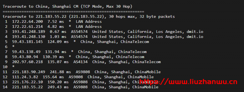 搬瓦工:DC6 CN2 GIA-E vps简单测评 54 上海移动 2