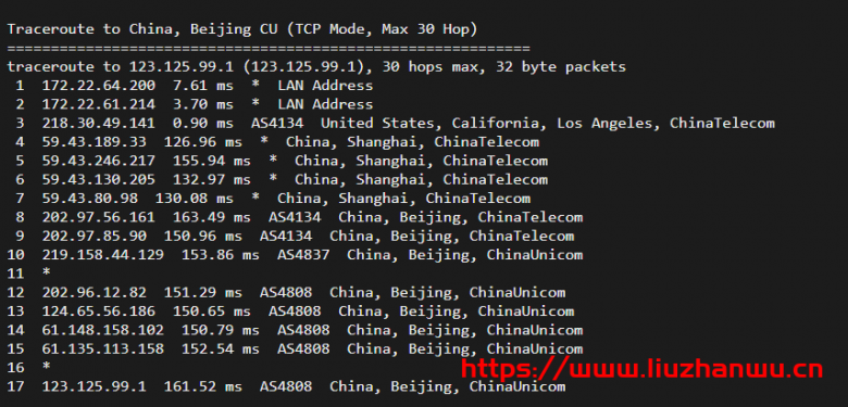 搬瓦工:DC6 CN2 GIA-E vps简单测评 49 北京联通 2