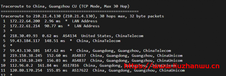 搬瓦工:DC6 CN2 GIA-E vps简单测评 50 广州联通 1