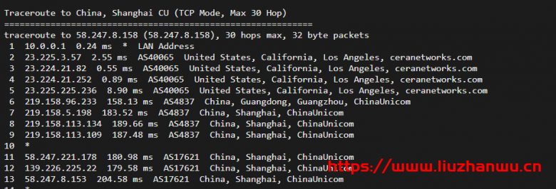 Ceraus:AMD+NVMe高性能大硬盘VPS,200Mbps不限流量,附测评数据 112 上海联通 5
