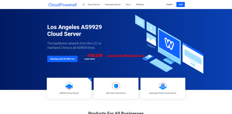 #双旦促销#cloudpowerall:美国AS9929/CN2 GIA VPS月付减3美元,半年/年付减5美元-吾爱主机测评