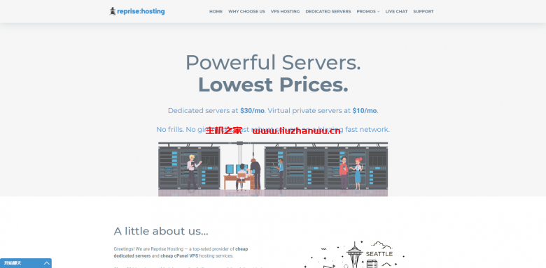 RepriseHosting:美国便宜服务器服务器,L5640/16G内存/1TB硬盘/20TB/1Gbps,$25.97/月-吾爱主机测评