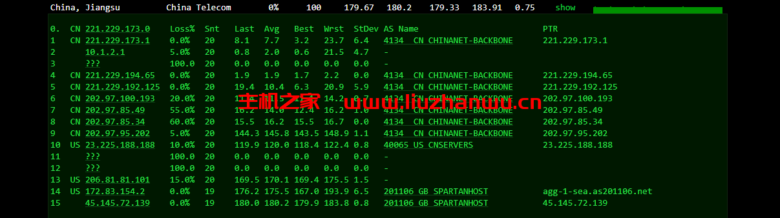 DeepVM:美国西雅图高防AS4837CUVIP线路,简单测评 49 去程电信 1