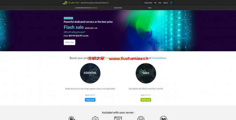 SoyouStart:€22.99/月/D-1520/32GB内存/8TB硬盘/不限流量/250Mbps带宽/法国/英国/德国/波兰-吾爱主机测评