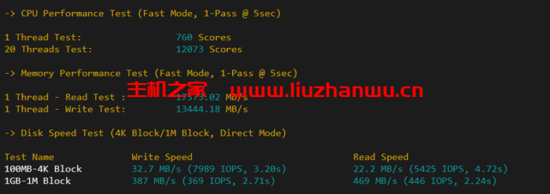 华纳云:美国独立服务器,E5-2660/16G内存/50MCN2+AS9929线路,简单测评 41 硬件性能 1