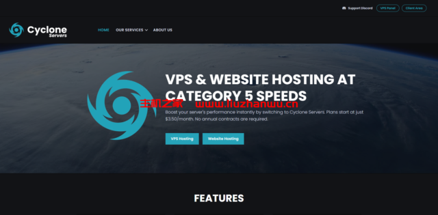 CycloneServers:美国便宜vps,4核/4GB内存/55GB SSD硬盘/2TB流量/1Gbps端口,$5/月起-吾爱主机测评