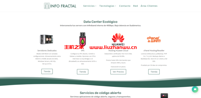 infofractal:智利vps,1核/512MB内存/40GB硬盘/1TB流量/250Mbps端口,$4/月-吾爱主机测评