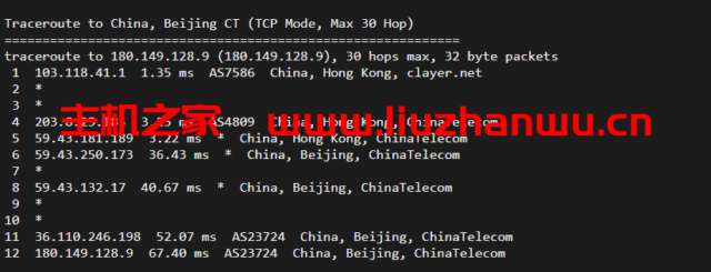 CUBECLOUD:香港CN2 GIA PRO,2核/1G内存/15G SSD硬盘/400G流量/50M带宽,月付71元,简单测评 64 北京电信 2