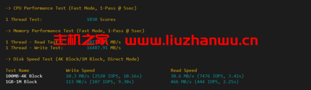 iON:美国便宜vps,达拉斯机房,1核/2G内存/50G SSD硬盘/2TB流量/1G端口,月付$8起,简单测评 43 硬件性能