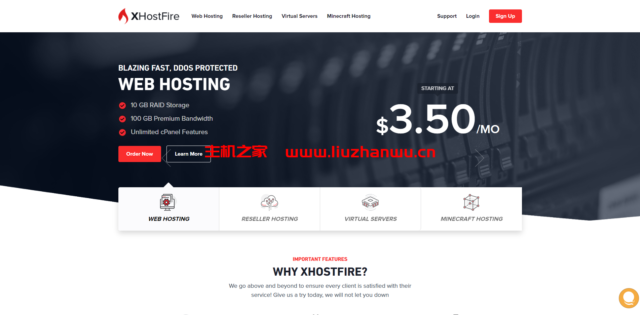XHostFire:便宜vps,1核/768MB内存/10GB SSD硬盘/750GB流量/1Gbps端口,$7/月,韩国KT/伯力/新西伯利亚等机房-吾爱主机测评