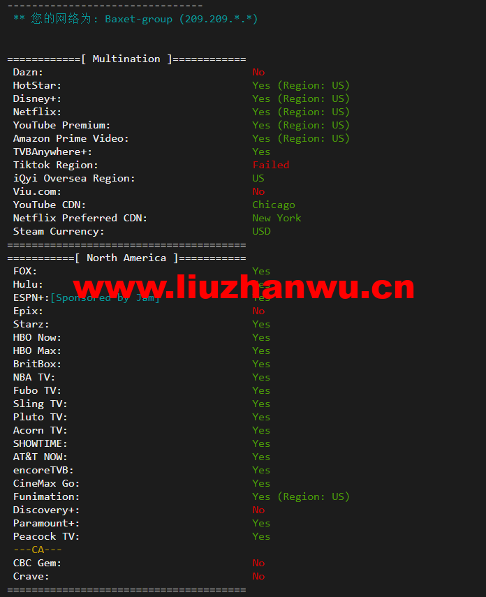 justhost.ru:美国达拉斯机房的VPS,简单测评 47 流媒体解锁 1