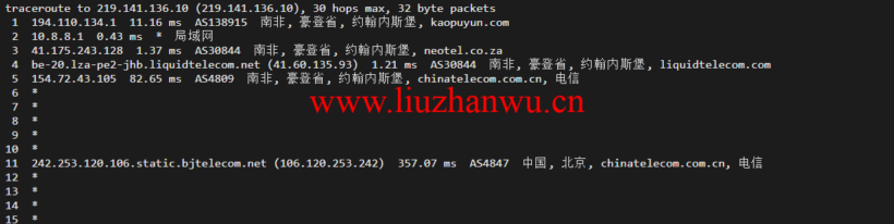 lightnode:南非VPS,1核/2G内存/50G硬盘/1000GB流量,月付$7.71,解锁流媒体/小时计费,简单测评 107 1647167857 北京电信