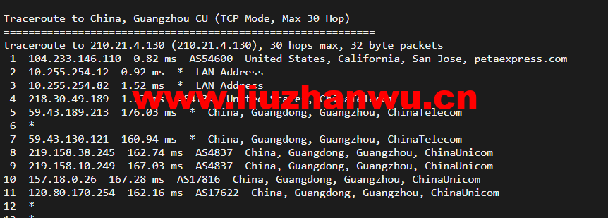 raksmart:美国圣何塞(硅谷)机房独立服务器,cn2 30M线路,机器性能/流媒体/线路等测评数据分享 66 1648262481 广州联通