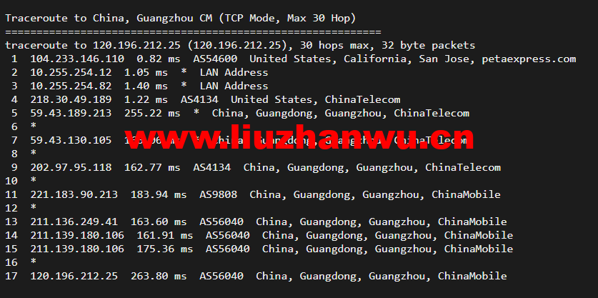 raksmart:美国圣何塞(硅谷)机房独立服务器,cn2 30M线路,机器性能/流媒体/线路等测评数据分享 69 1648262486 广州移动