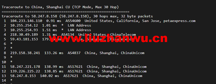 raksmart:美国圣何塞(硅谷)机房独立服务器,cn2 30M线路,机器性能/流媒体/线路等测评数据分享 65 1648262519 上海联通