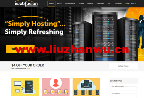 iWebFusion:美国VPS主机7.5折,4GB/20GB/1.5TB/1Gbps带宽,$7/月起,可选洛杉矶/北卡等5个机房-吾爱主机测评