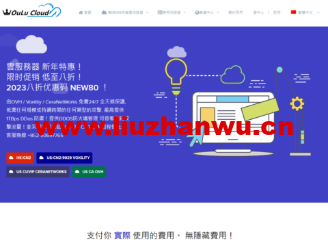 欧路云：全场VPS八折，洛杉矶CN2 GIA/香港CN2 GIA线路，$3.2/月起-吾爱主机测评