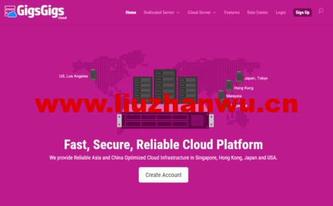 #黑五#GigsGigsCloud：美国CN2 GIA大流量vps，6核/6G内存/90G SSD/10T流量/1Gbps带宽，$79/月-吾爱主机测评