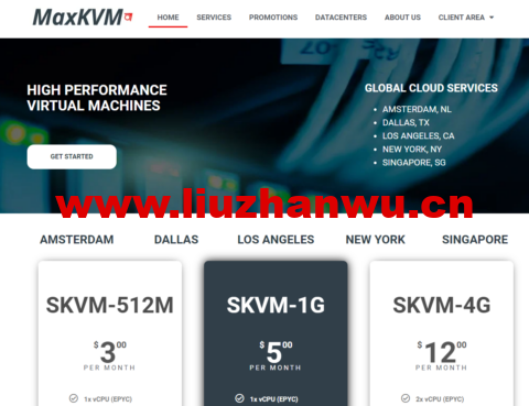MaxKVM: 1核独享/1GB内存/30GB NVMe/1TB流量/10Gbps带宽,$37.21/2年,新加坡/洛杉矶等机房可选-吾爱主机测评