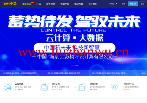 树叶云：内蒙古/江苏南京云服务器，5M-20M带宽，20G防御，25元/月起-吾爱主机测评
